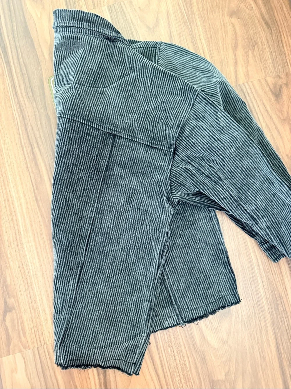 Kids' Corduroy Button Jacket - Charcoal